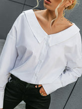 Chelsea Collar Dropped Shoulder Blouse - Shah S. Sahota